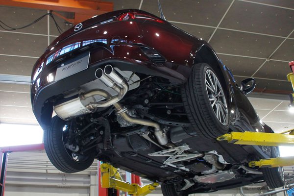 納品先限定 FUJITSUBO フジツボ A-S マフラー NDERE ロードスター RF 2.0 (Roadster) R6.1〜 350-42441の画像
