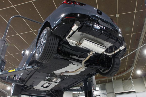納品先限定 FUJITSUBO フジツボ A-S マフラー BP5P MAZDA 3 FASTBACK 1.5 2WD MT R4.9〜R5.6 360-42641の画像
