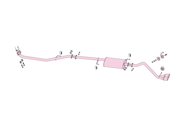納品先限定 FUJITSUBO フジツボ A-K マフラー JG1 N-ONE NA 2WD マイナー後 H26.5〜R2.11 740-50825の画像
