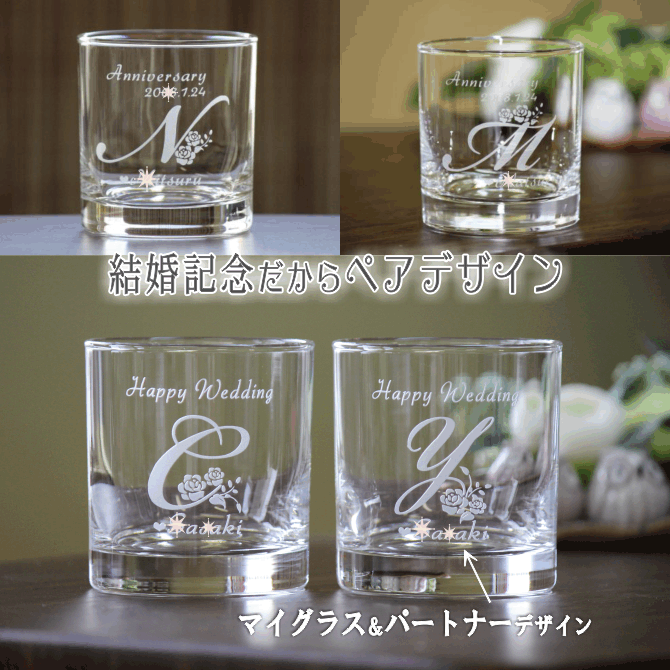 父の日ギフト 名入れギフト 名入れグラス ロックグラス キャンドル