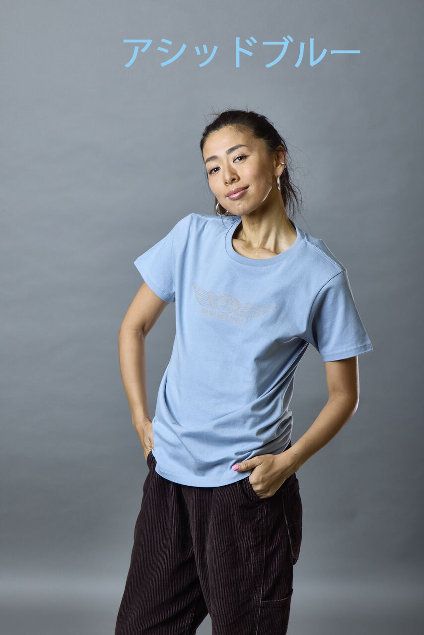 RASH 2025 レディース羽フロントTee 6.2oz  / ラッシュウエットスーツ