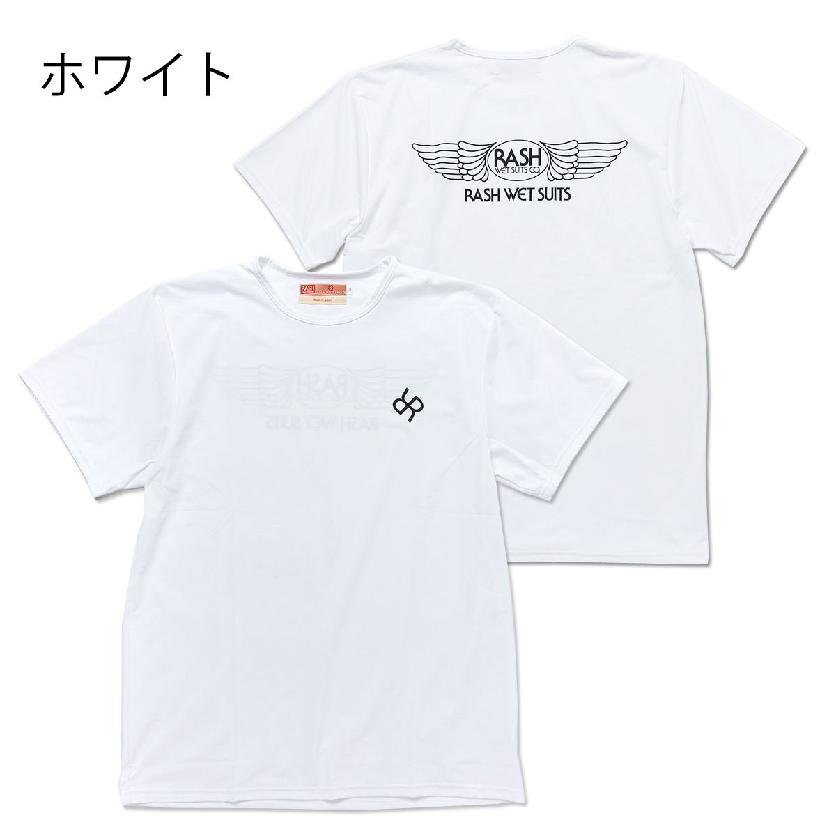 2024 RASH SURF TEE新品 2024 RASH ヘビーウェイト 羽バックTee 7.1oz (ポケット付