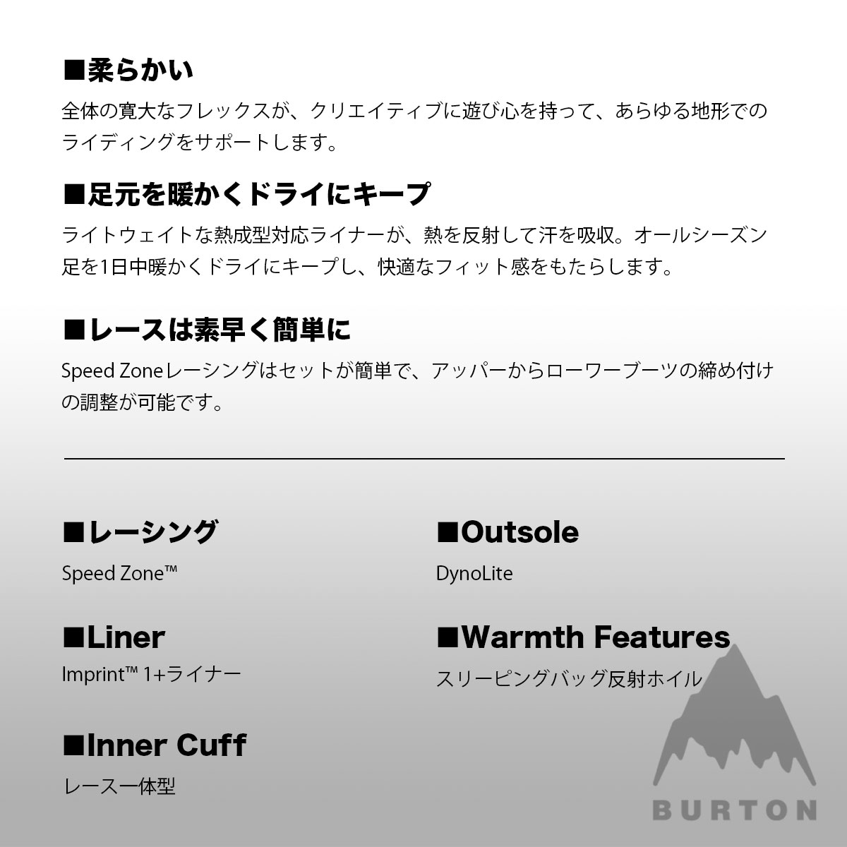 BURTON バートン スノーボード ブーツ 2024 ウィメンズ