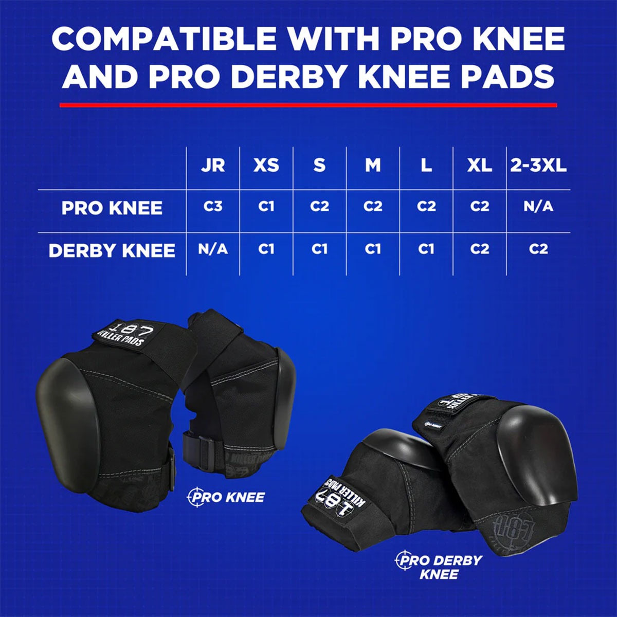 187killerpads 187 キラーパッズ スケートボード スケボー 防具 膝