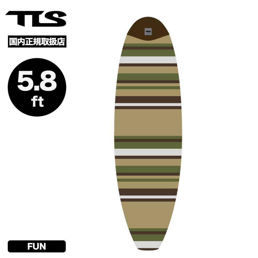 ツールストゥールス 5.8 ニットケース ボードカバー ショートボード サーフボードケース ファンボード ボーダー TOOLS TLS KNIT CASE FUN 127 128【651842】｜surfboard-skate-jack｜03