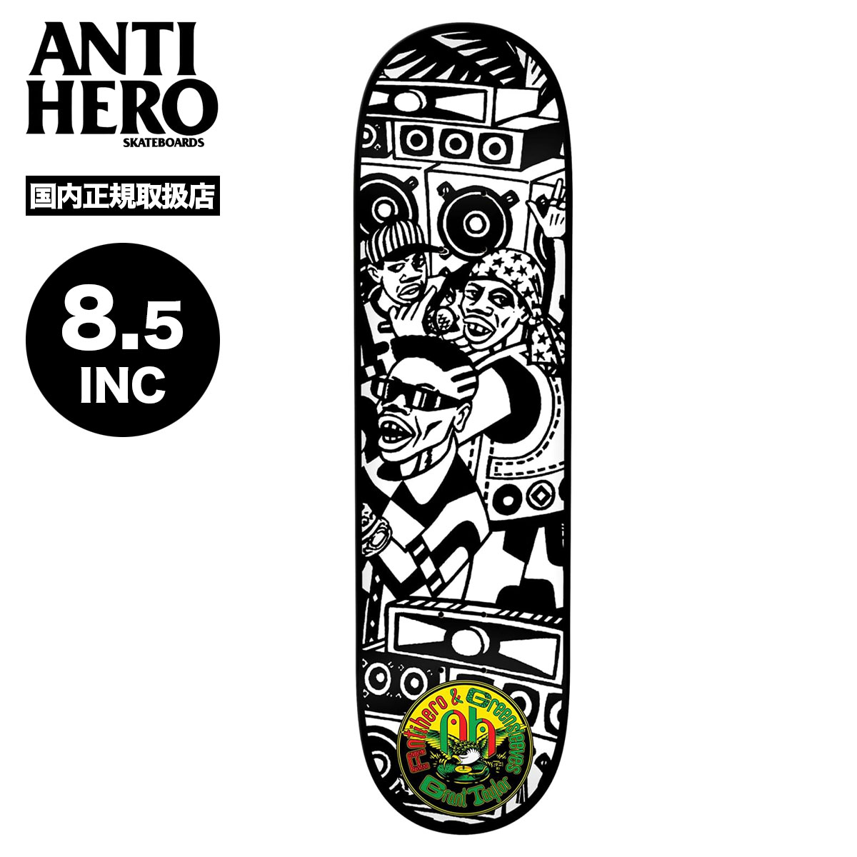 ANTIHERO（アンタイヒーロー） アンチヒーロー スケートボード