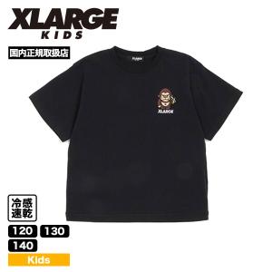 X-LARGE KIDS ワンポイントゴリラ＆後首バナナ 半袖Tシャツ  エクストララージ キッズ ...