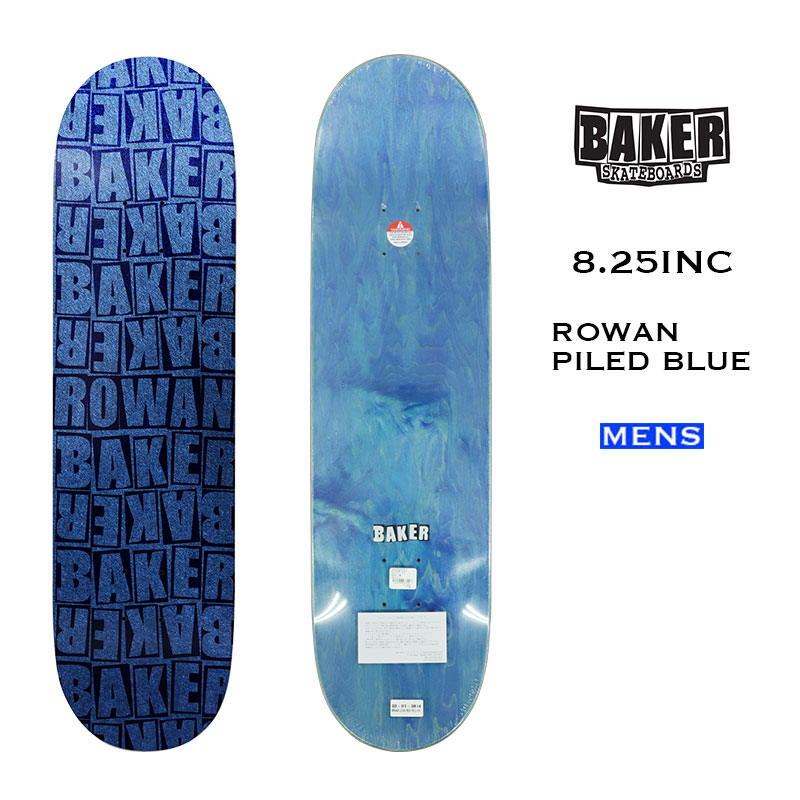 セール ベイカー スケートボード BAKER SKATEBOARDS デッキ スケボー スケートデッキ ROWAN PILE BLUE B2 Deck  メンズ ブルー 8.25INC【3011640】 :ba1s-3011640:サーフボードスケート ジャック - 通販 - Yahoo!ショッピング