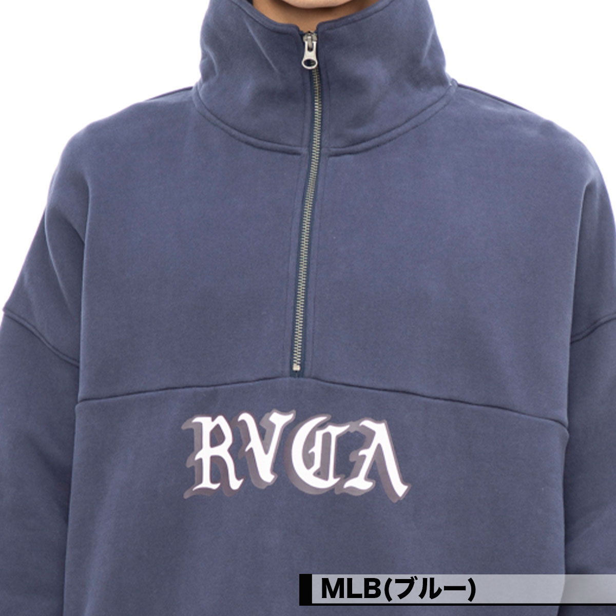 30%off ラス1 Mサイズ のみ ハーフジップトレーナー RVCA ルーカ メンズ LURGY ZIP ロゴ スエット スウェット RVCA 30%off ラス1 Mサイズ のみ ハーフジップトレーナー ルーカ