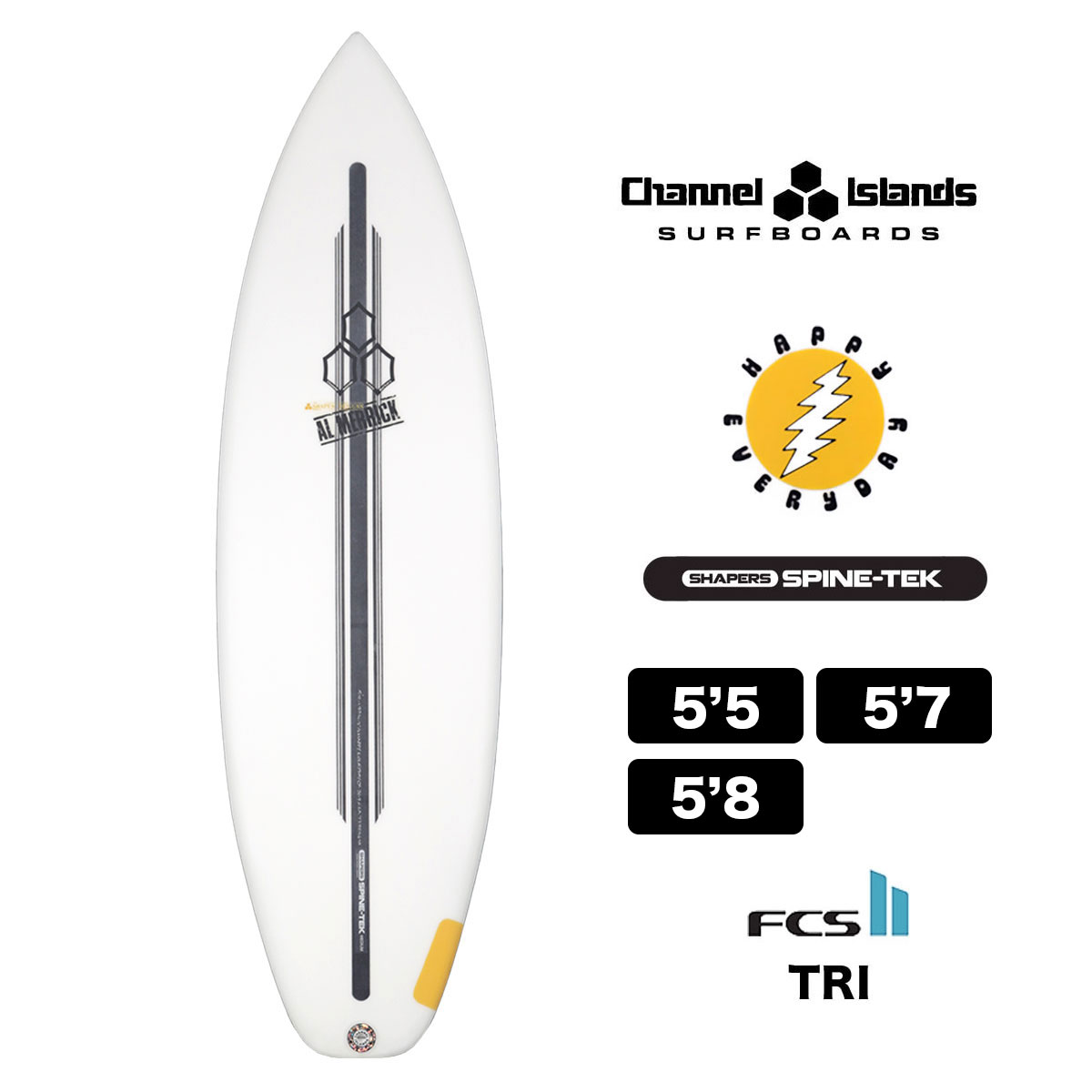 Channel Islands Surfboards チャンネルアイランド サーフボード ショートボード サーフィントライ ハッピーエブリィデイー  5'5 5'7 5'8 HAPPY EVERYDAY