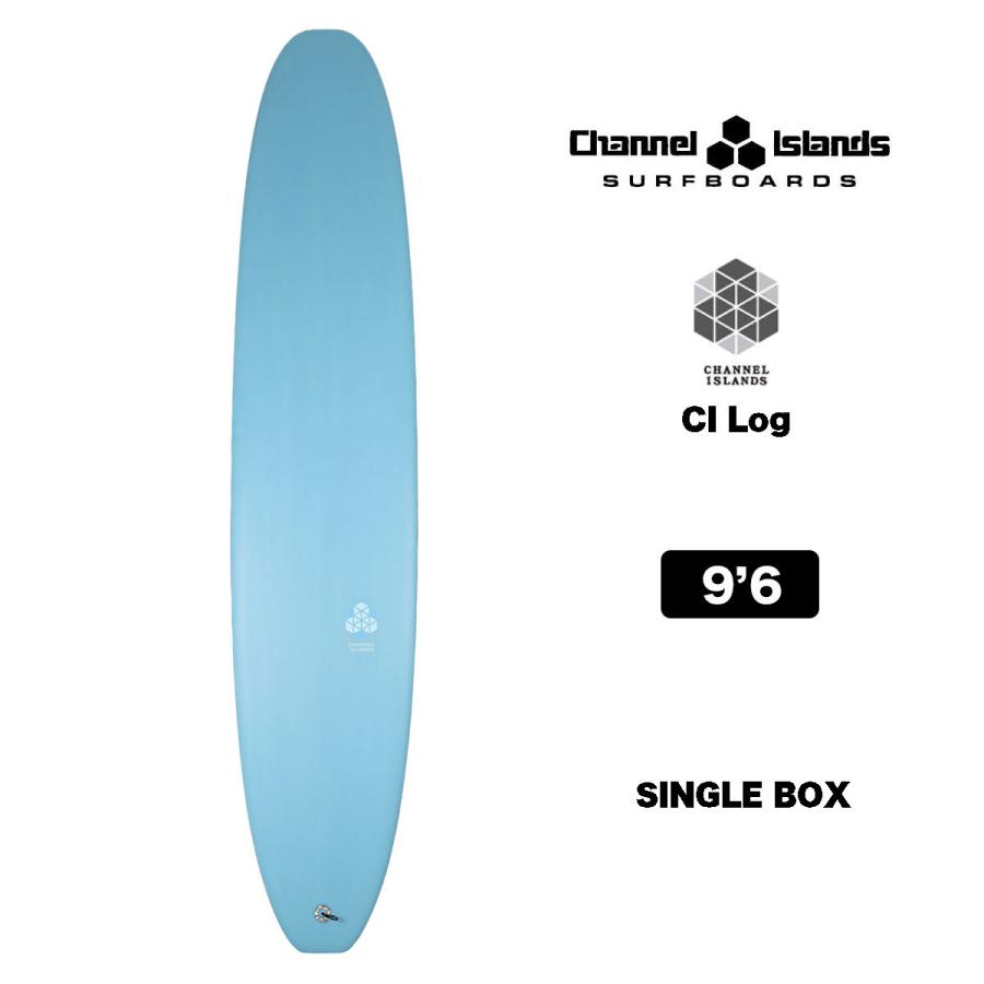チャンネルアイランズ シーアイログ 9.6 サーフボード ロング ブルー シングルフィンボックス チャンネルアイランド Channel Islands CI Log 9'6 single box｜surfboard-skate-jack｜02