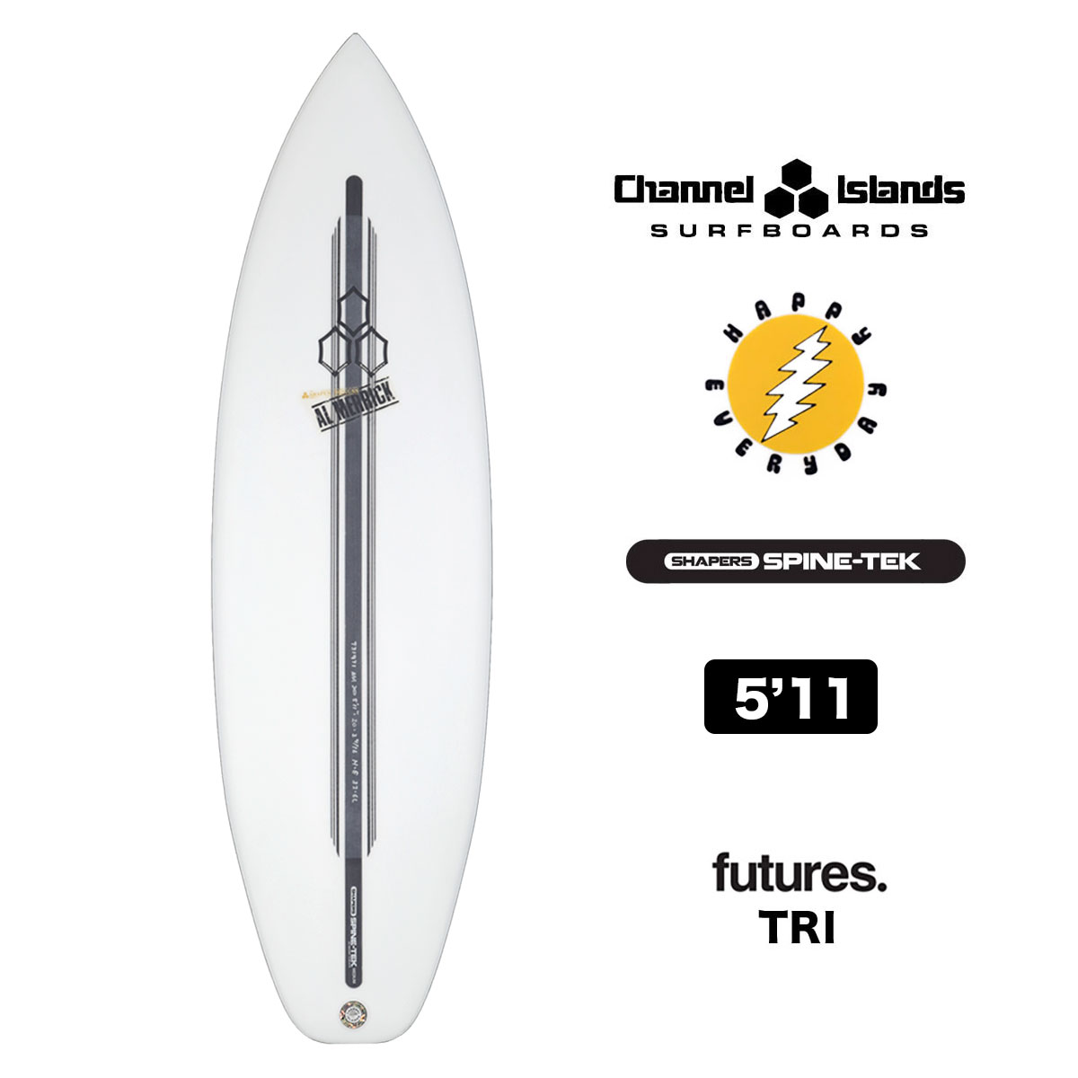 Channel Islands チャネルアイランド チャンネルアイランド サーフボード ショート surfboard  ハッピーエブリィデイー USA 5.11 futures | HAPPY EVERYDAY｜surfboard-skate-jack｜02
