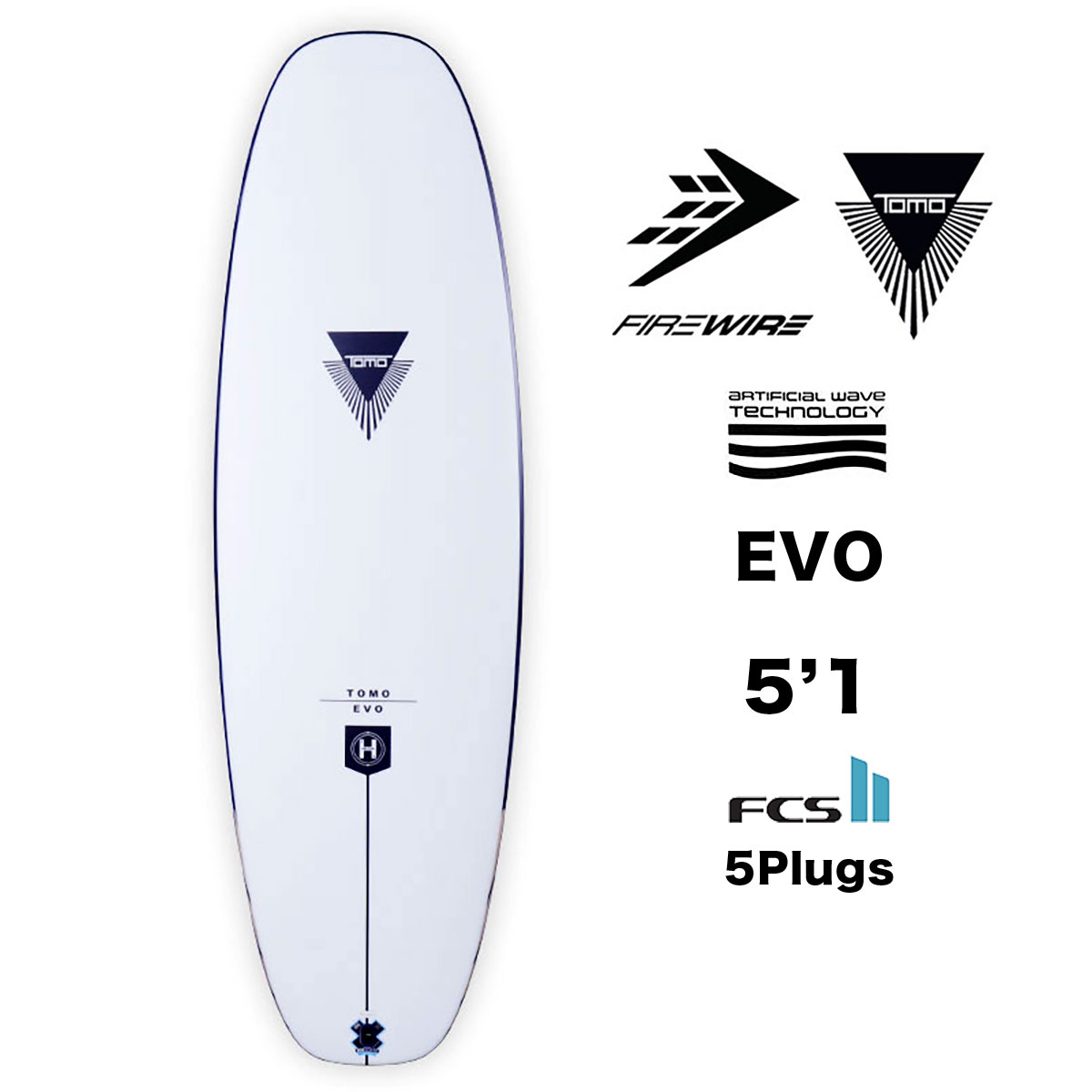 【特価セール】【極上　希少】FIREWIRE SURFBOARDS EVO 5.8 サーフィン・ボディボード