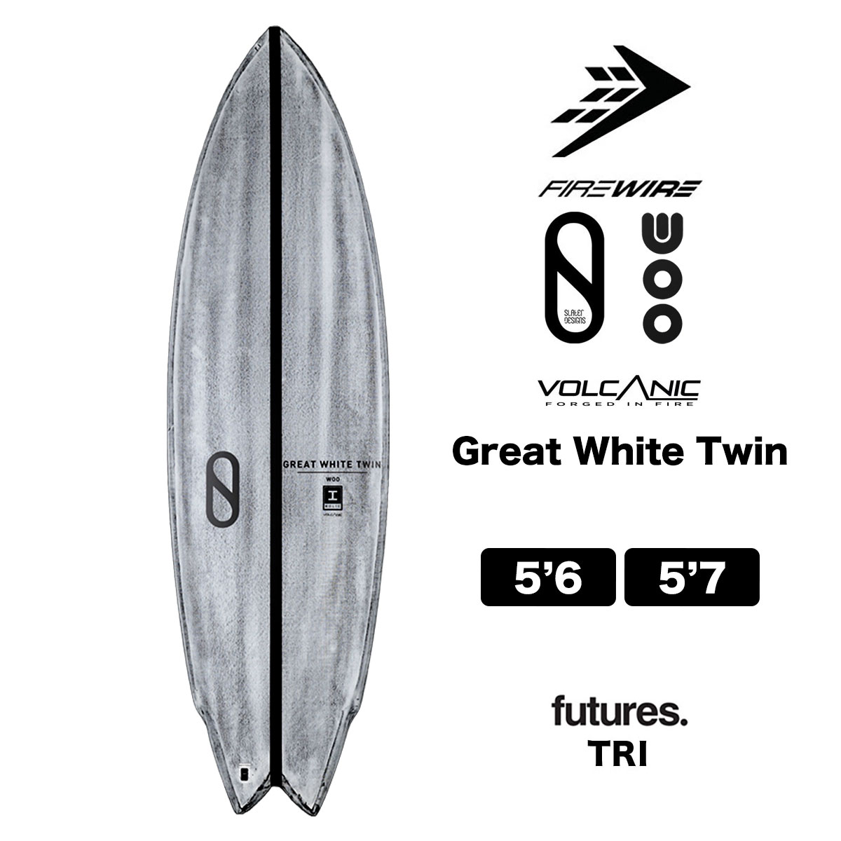 ファイヤーワイヤー サーフボード グレートホワイトツイン 5'6 5'7 ケーリースレーター SLATER DESIGNS Mike Woo 5.6 5.7  FIREWIRE Great White Twin 2024 : fi4s-grtwht-b : サーフボード&スケート ジャック - 通販 -  Yahoo!ショッピング