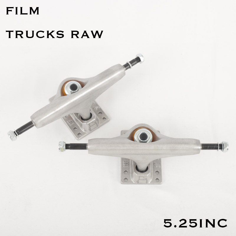FILM TRACKS RAW スケートボード トラック 5.25inc deck7.75inc〜8.0inc用 SKATEBOARD sk8 スケボー【0400001660140】  :film0a-trc525:サーフボードスケート ジャック - 通販 - Yahoo!ショッピング