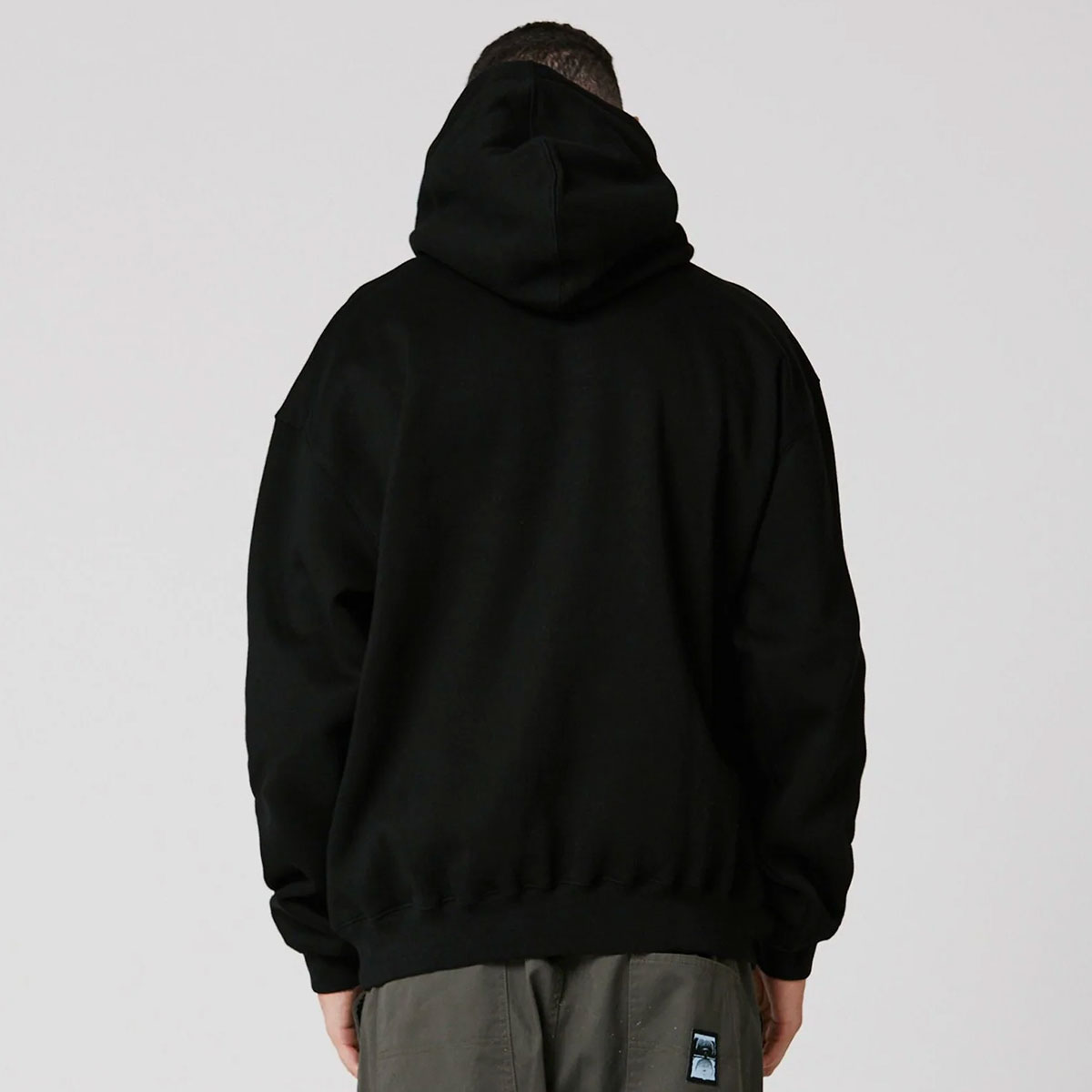 N414/BALR. スウェットパーカー フーディ 裏起毛 ロゴ L 黒 BALR. ボーラー パーカー プルオーバー フーディー スウェット