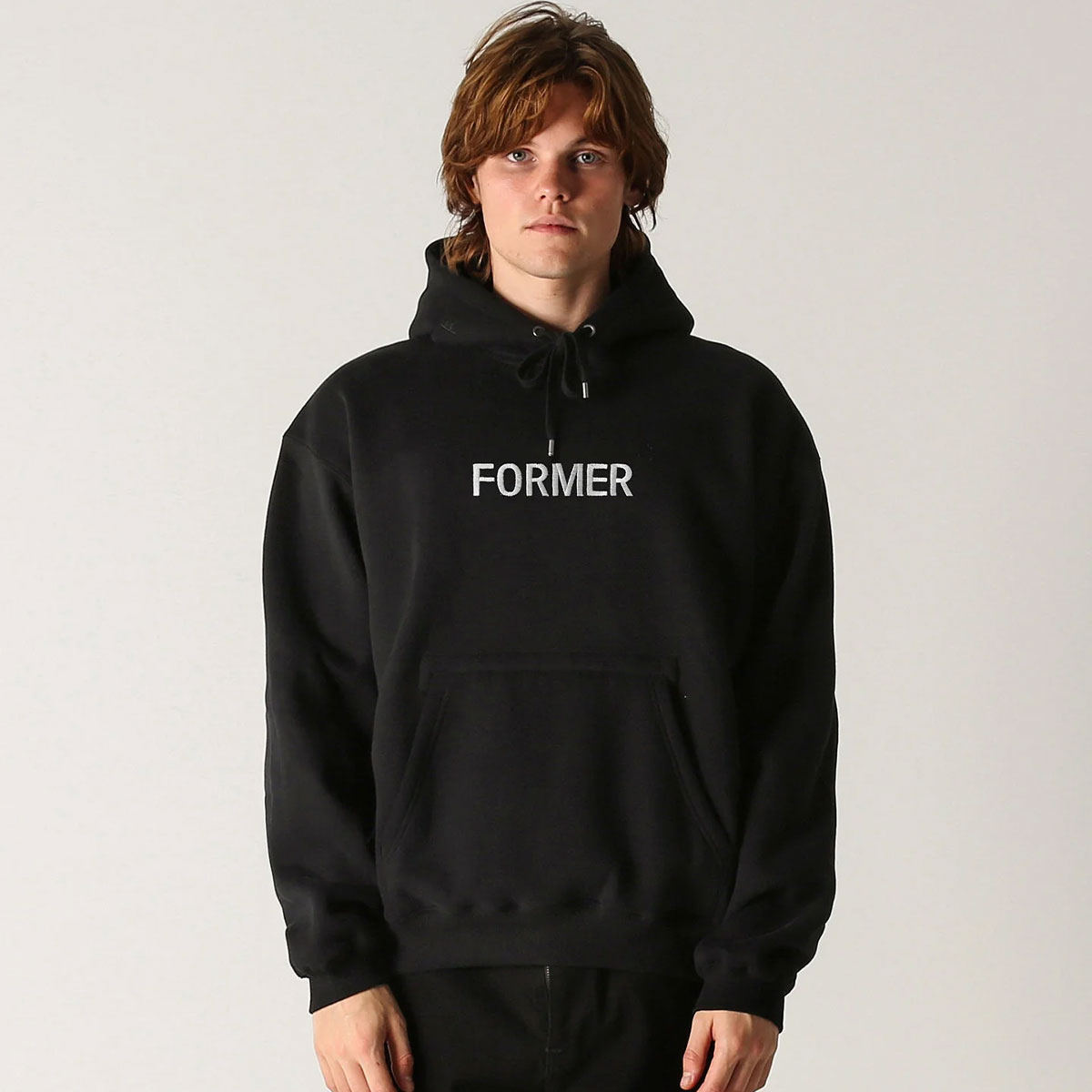 フォーマー メンズ スウェット パーカー フーディー ロゴ M L