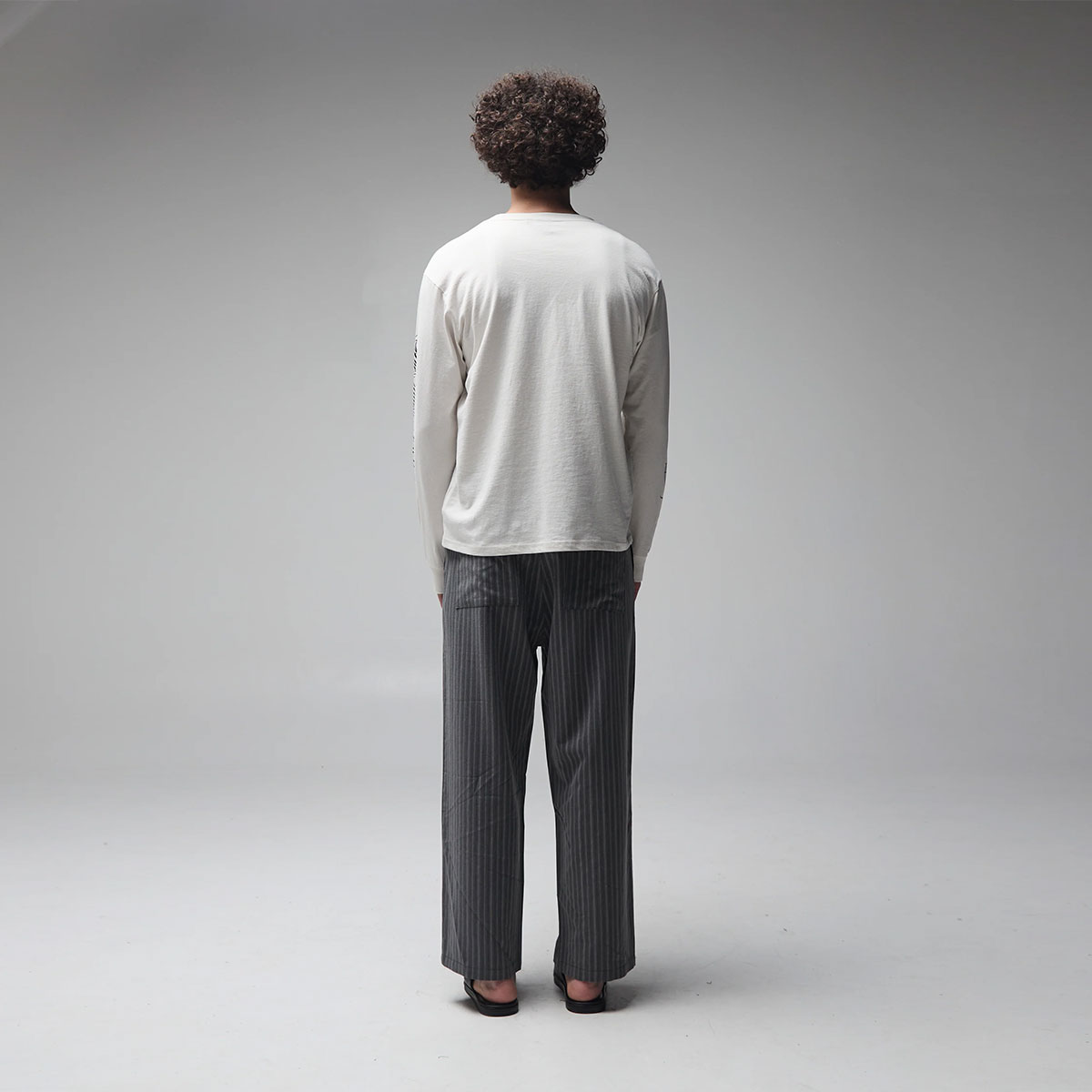 フォーマー メンズ 半袖Tシャツ バックプリント ブラック M L 