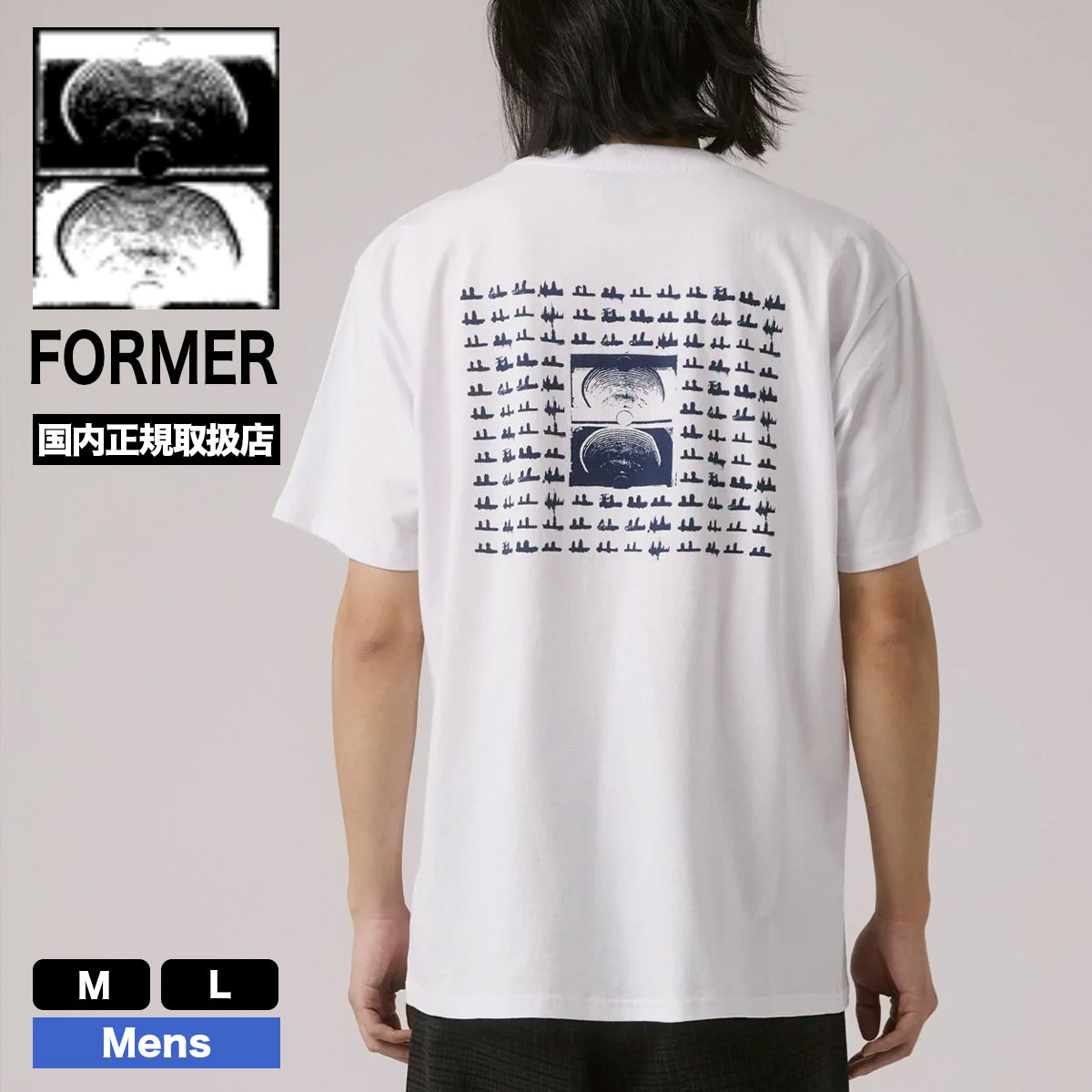 timeless project Tシャツ M フォーマー メンズ 半袖Tシャツ バックプリント 全2色 M L