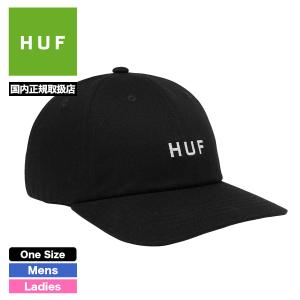 HUF ハフ キャップ 帽子 6パネル メンズ レディース ロゴ シンプル スケートボード スケータ...