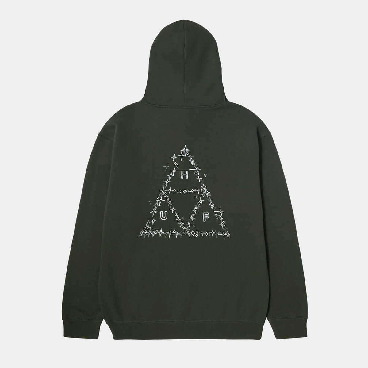 ＊HUF＊ハンターグリーン＊Gleam P/O Hoodie フーディー HUF ハフ パーカー フーディ メンズ レディース プルオーバー