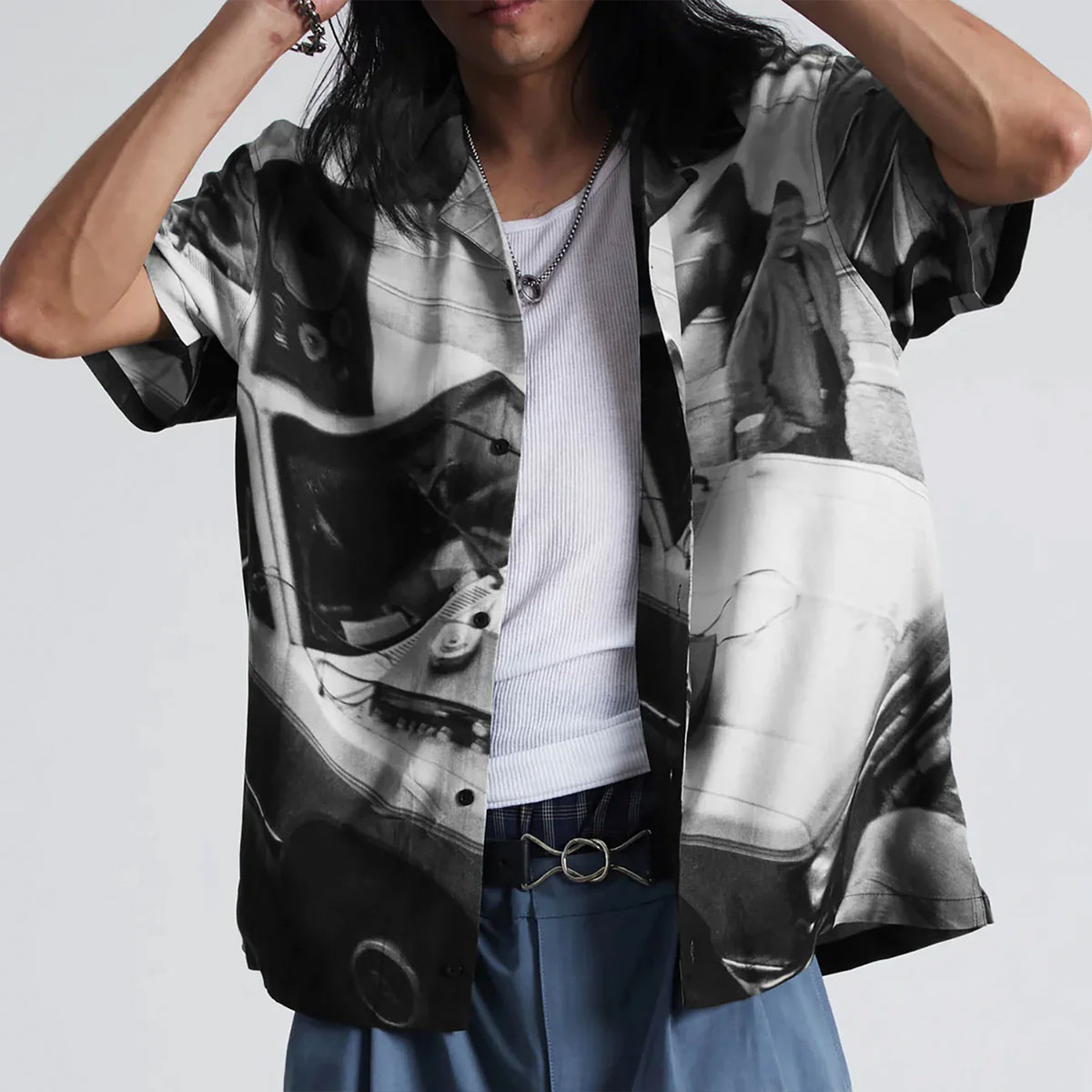 HUF ハフ 半袖シャツ HUF（ハフ） 半袖シャツ メンズ レディース シャツ フォトプリント