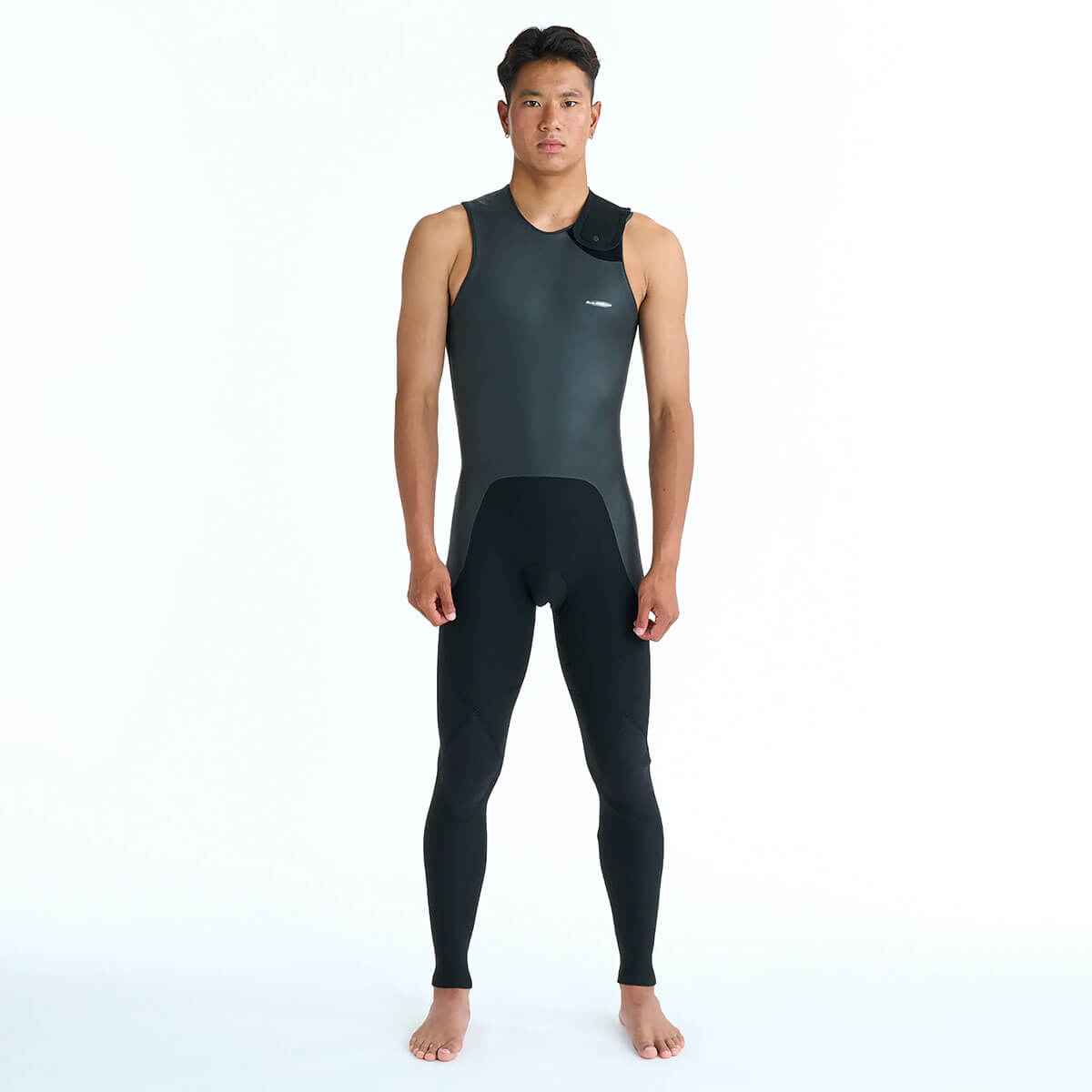 Quiksilver EVERYDAY SESSIONS 2.0 LONGJOHN フロントデザイン メンズウェットスーツ ブラック