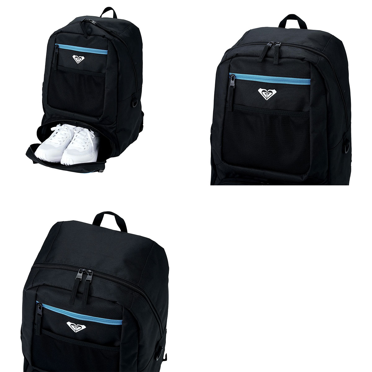 ROXY（ロキシー） バックパック リュック 35L 大きめ 撥水 A4収納 ロゴ 
