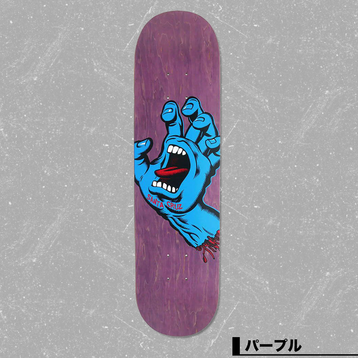 サンタクルーズ スケートボード デッキ スケボー ハンド ロゴ 7.75