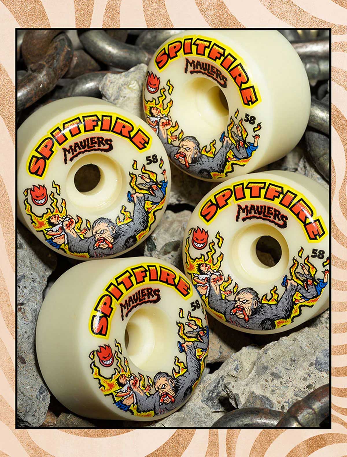 スピットファイア ウィール 58mm モーラーズ スケートボード スケボー