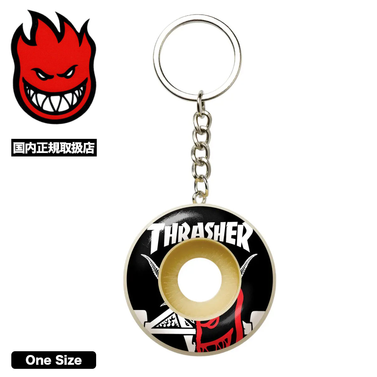 スピットファイア スラッシャー コラボ ウィール キーホルダー