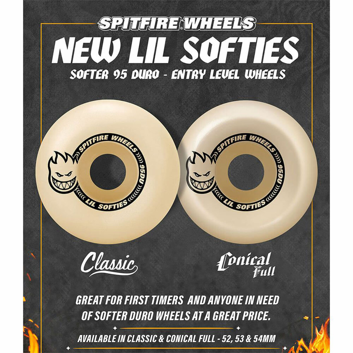 SPITFIRE WHEELS スピットファイア ウィール 52mm / 54mm 再生処理