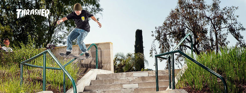 Thrasher 直営店限定 フォト スケート ストリートゴールデンサイズ THRASHER（スラッシャー） ジグソーパズル インテリア 27.5×19.5インチ