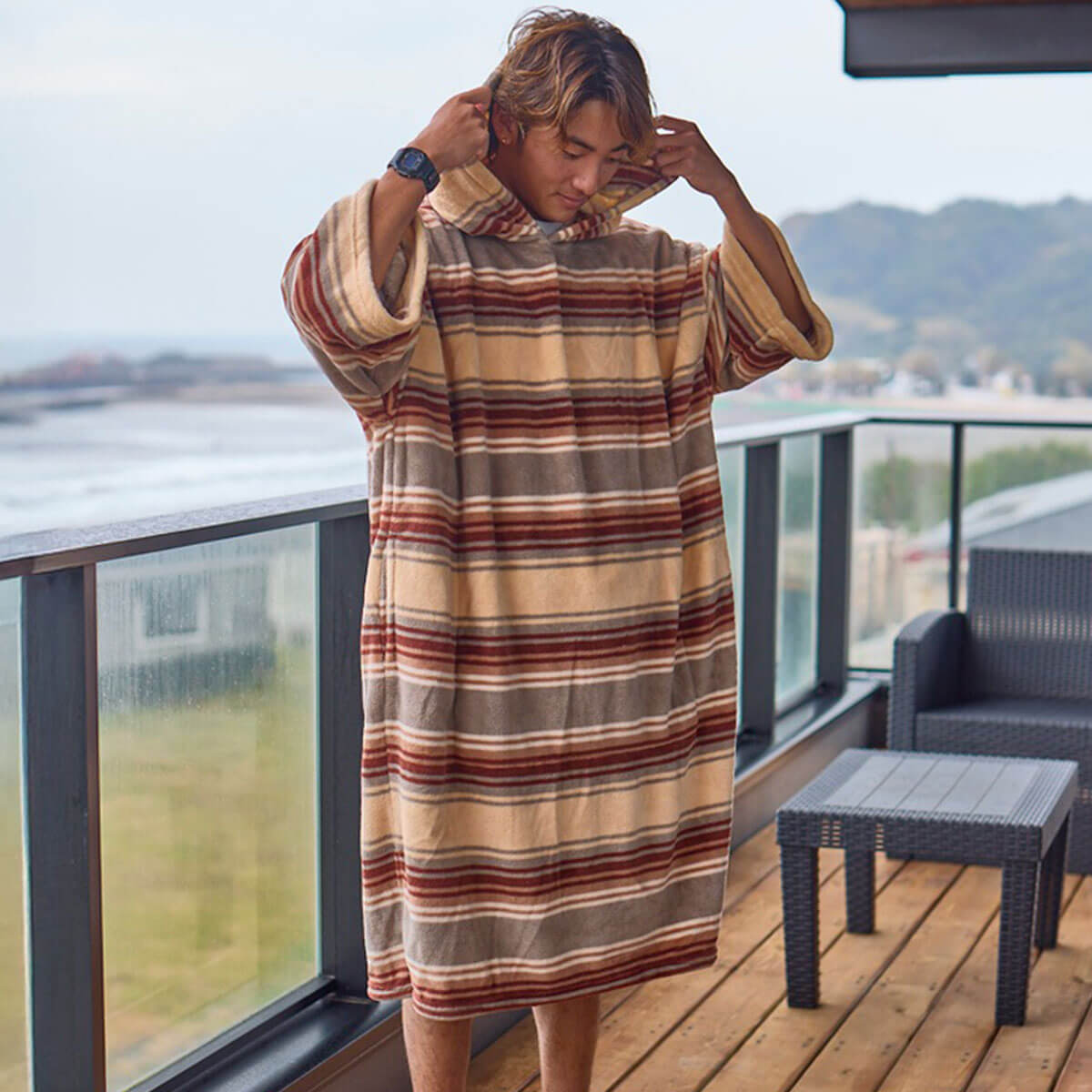 TOOLS TLS サーフポンチョ マイクロファイバー ツールス 着替え