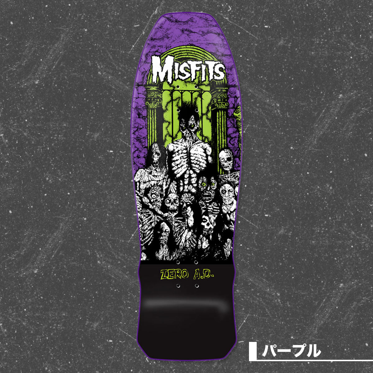 ZERO ゼロ スケートボード スケボー デッキ 10.0 inch ZERO×MISFITS