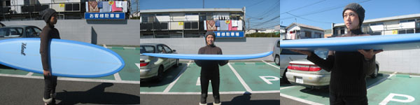 IDEAL アイディール サーフボード ファンボード/モールド6'8 パープル