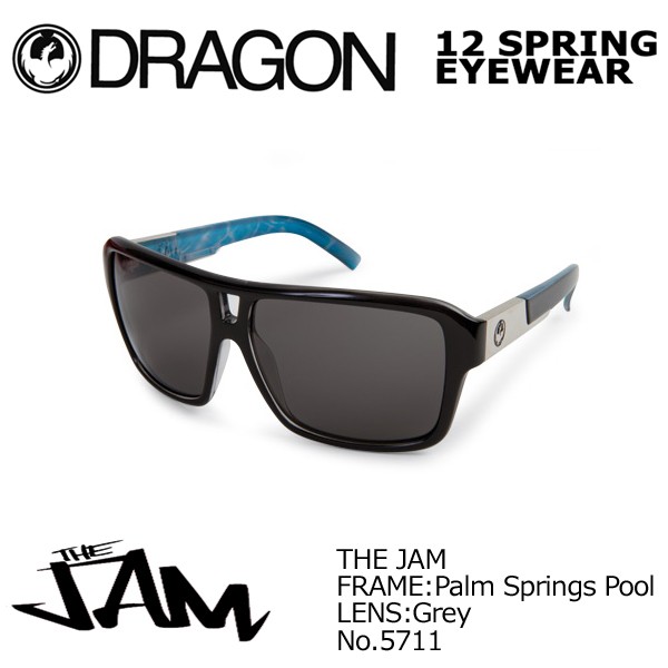 送料無料 DRAGON ドラゴン サングラス アイウェアー/THE JAM 5711