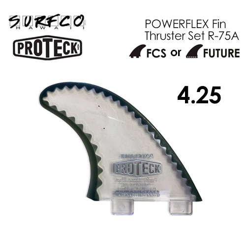 PROTECK POWER FLEX　プロテックフィン　ソフトフィン 3枚セット フィン ソフトフィン PROTECH プロテック/POWERFLEX Fin Thruster Set