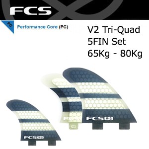 送料無料 FCS エフシーエス フィン トライフィン クアッド KELLY