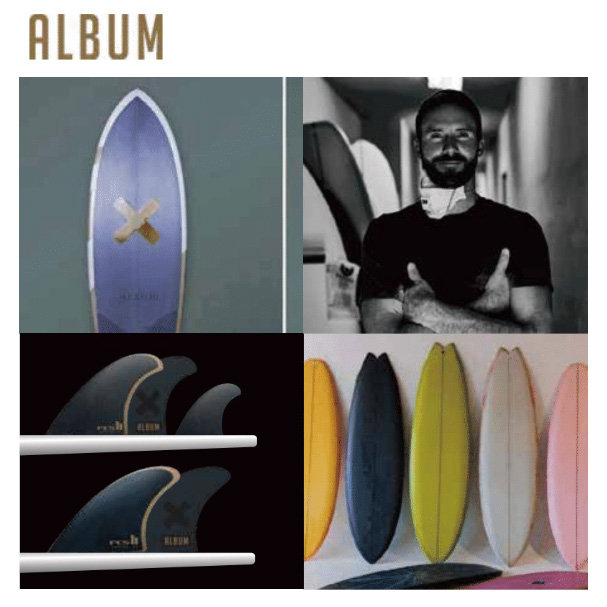 FCS2 エフシーエス フィン ツイン キール アルバムサーフ/FCS II ALBUM