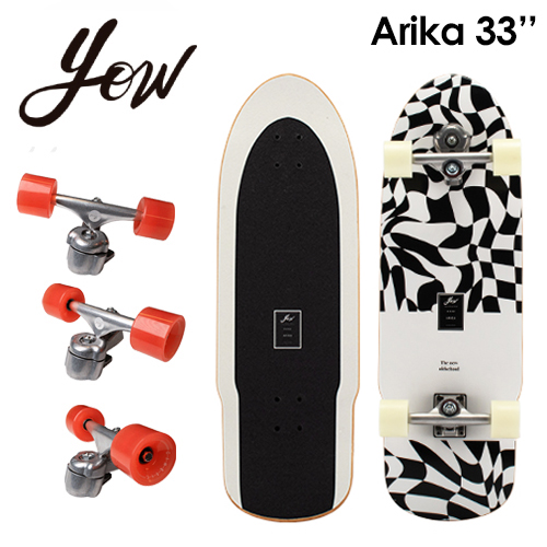 YOW SURFSKATE ヤウ サーフスケート スケボー コンプリート 2021/Arika 33'' アリカ