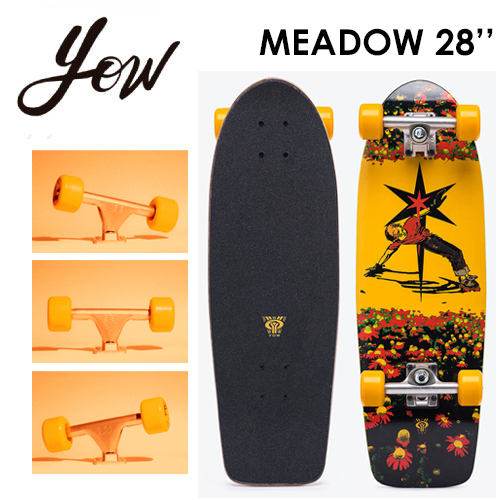 YOW SURFSKATE ヤウ サーフスケート スケボー コンプリート 2023/CRUISER MEADOW 28'' クルーザー メドウ :  sf42-283-085 : SURFER Yahoo!店 - 通販 - Yahoo!ショッピング