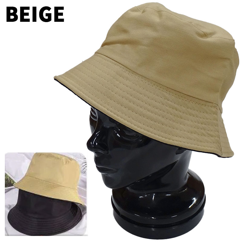 レディース帽子 リバーシブル バケットハット 選べる6カラー 日焼け止め 紫外線対策 小顔効果 メー...