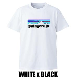 SW オリジナル PATAGORILLA プリント S/S WHITE TEE 波乗りゴリラ 半袖Ｔ...