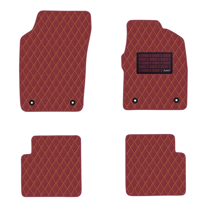 Aviles（アヴィレス） レザーマット フロアマット フィアット 500/C/S