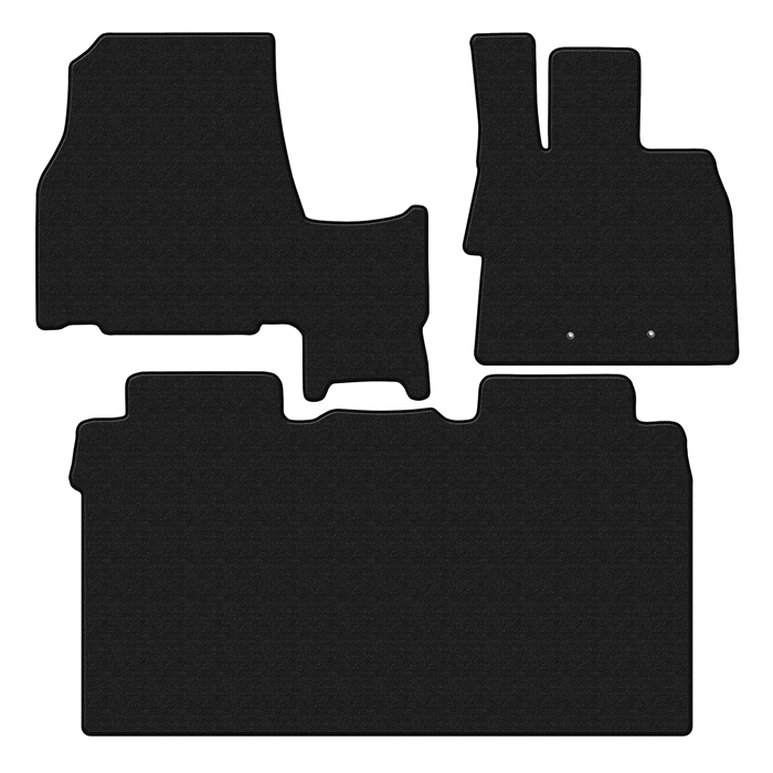 Aviles（アヴィレス） 厚さ20mm 高級マット デリカD5 前席とラグマット