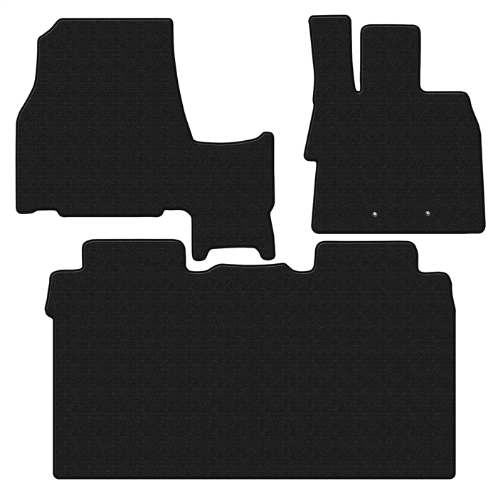 Aviles（アヴィレス） 厚さ20mm 高級マット デリカD5 前席とラグマット