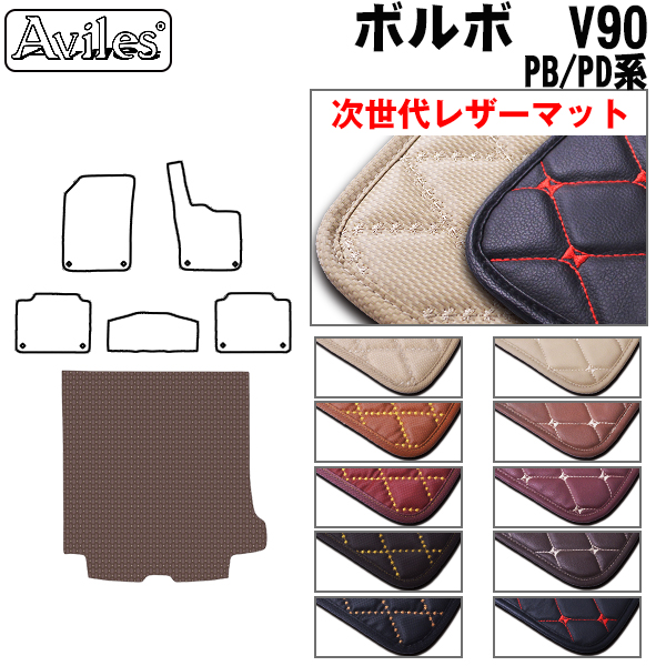 23〜26日限定P10倍】【次世代レザーマット】トランクマット ボルボ V90 PB/PD系 :ta000045203:アヴィレスストア - 通販 -  Yahoo!ショッピング