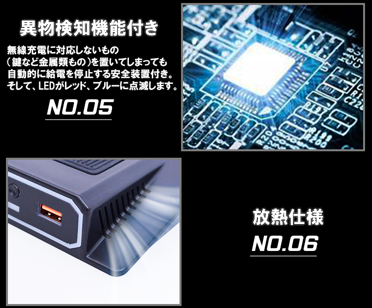 スズキ　ジムニー JB64W　ジムニーシエラ JB74W AT車 ワイヤレス充電器 無線充電 qi スマートフォン 充電器 QC3.0急速充電  iphone galaxy