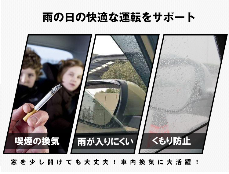 トヨタ（TOYOTA） ドアバイザー ハリアー 80系 MXUA80 MXUA85 AXUH80